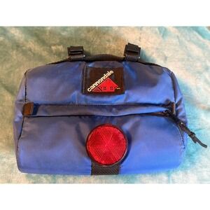 Vintage Cannondale USA Bike Seat Bag Blue Nylon Saddle Pouch Cycling‎ Accessory